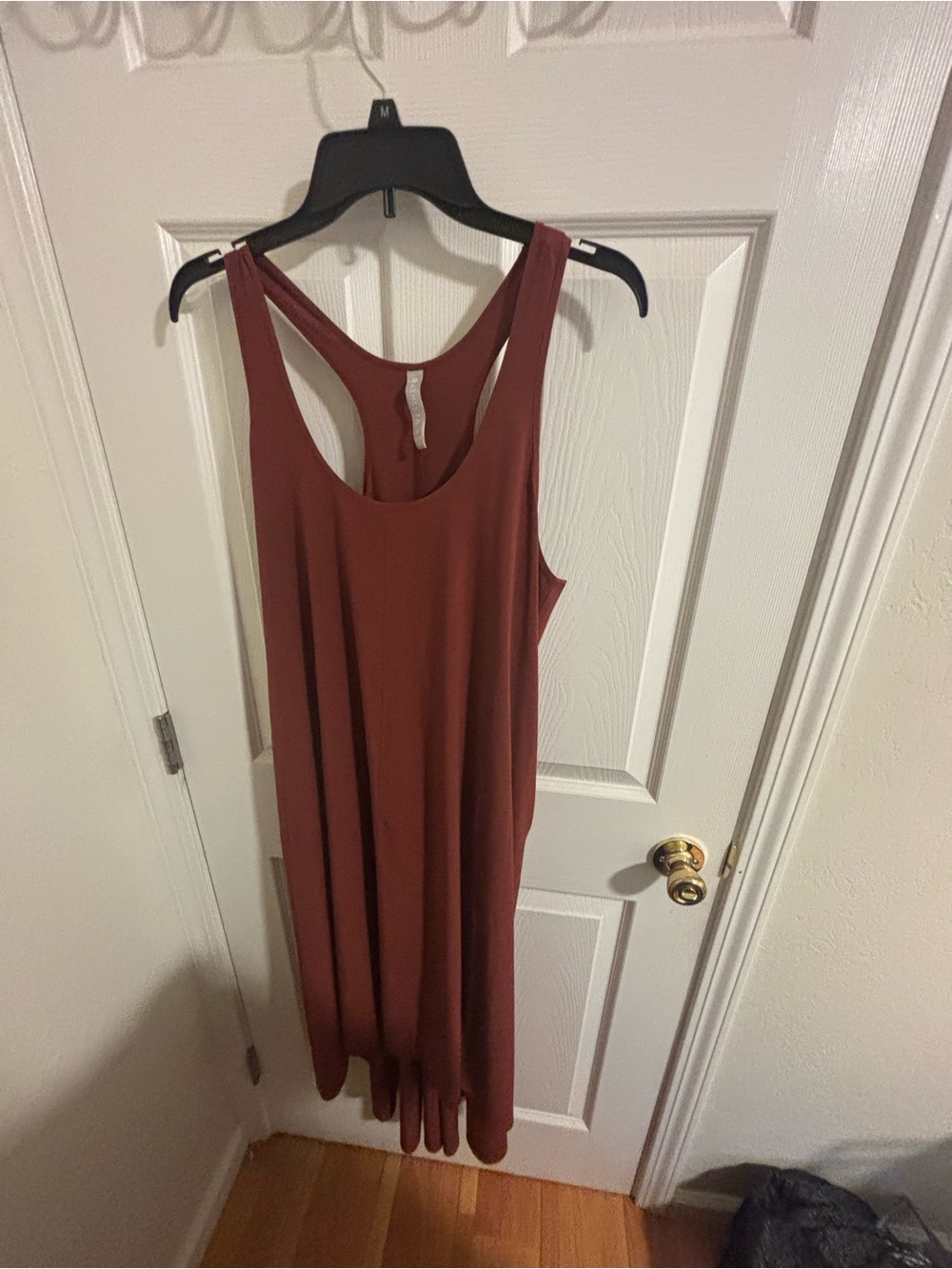 Athleta Rust Red Racerback Tank Dress